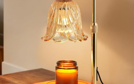 candle lamp flower
