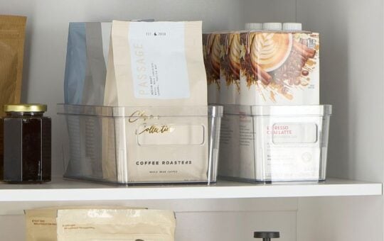clear bin organizers