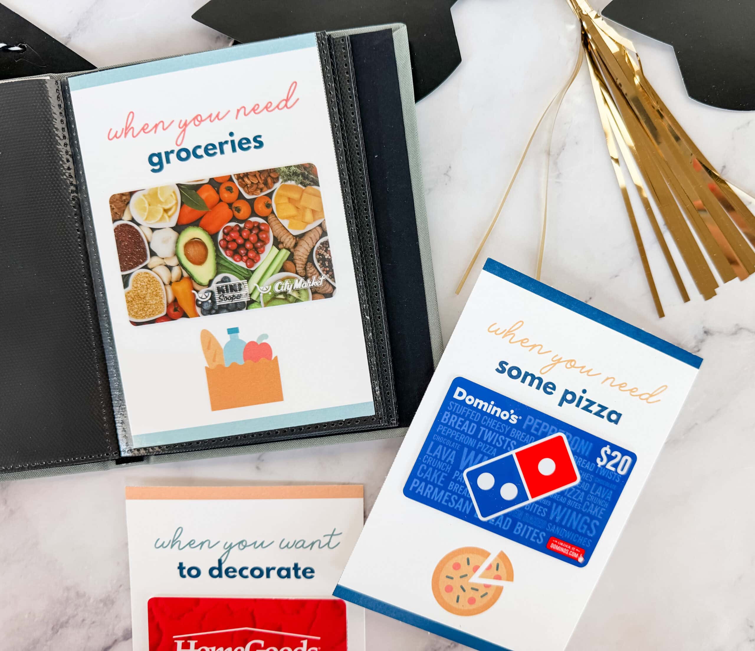 college survival gift card book