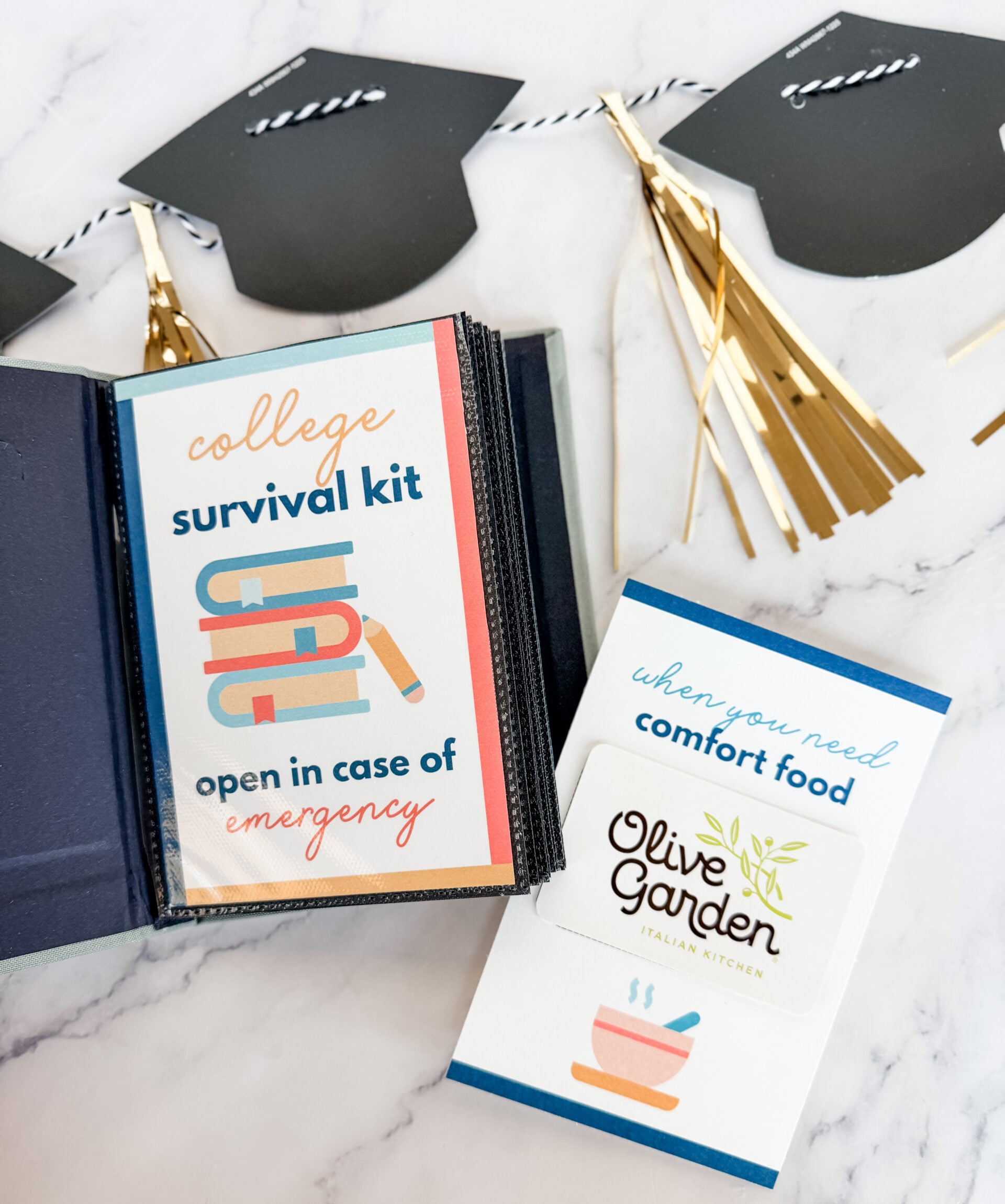 college survival kit with gift cards 