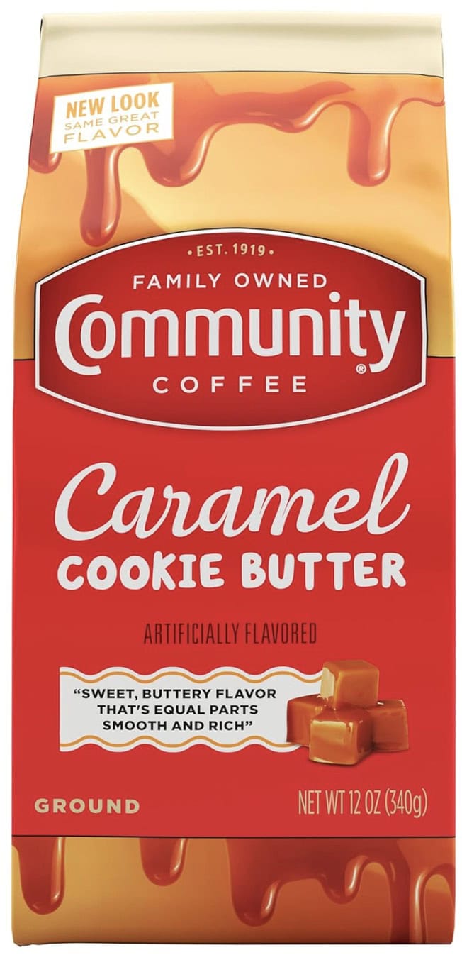 community coffee caramel cookie butter