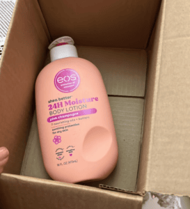 eos lotion box