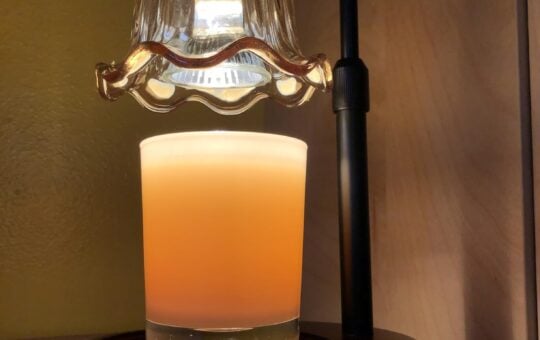 flower candle lamp