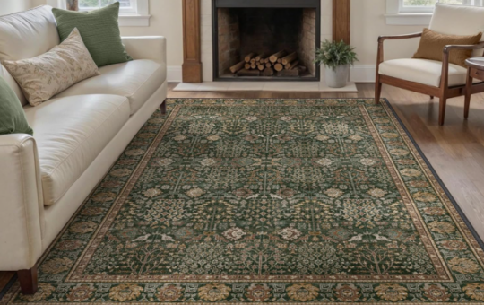 green woods rug