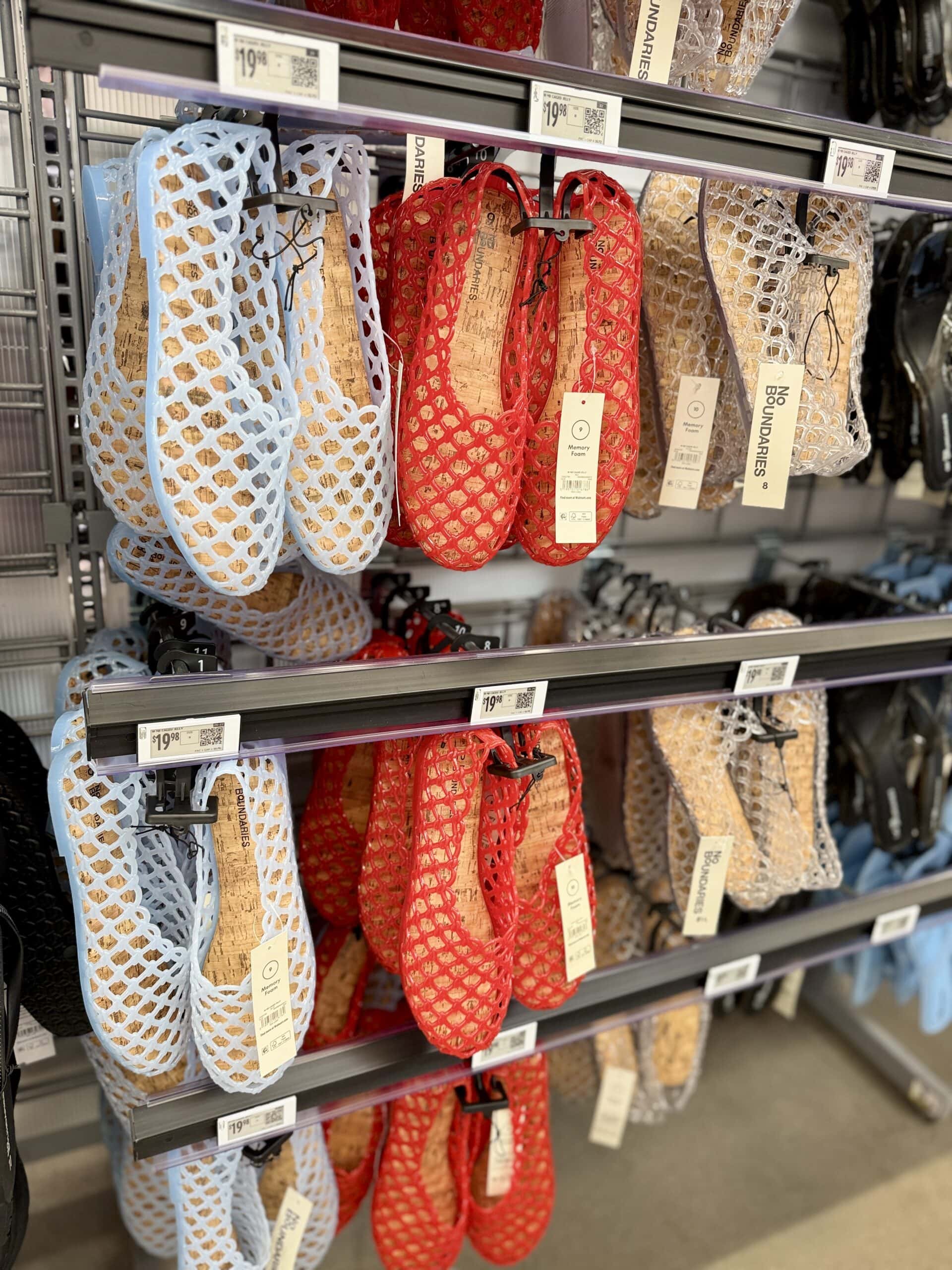 jelly sandals from walmart