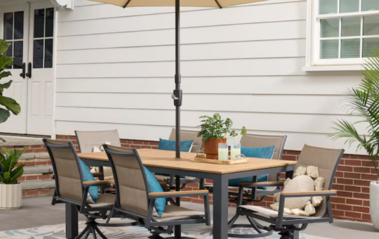 lowes patio table set