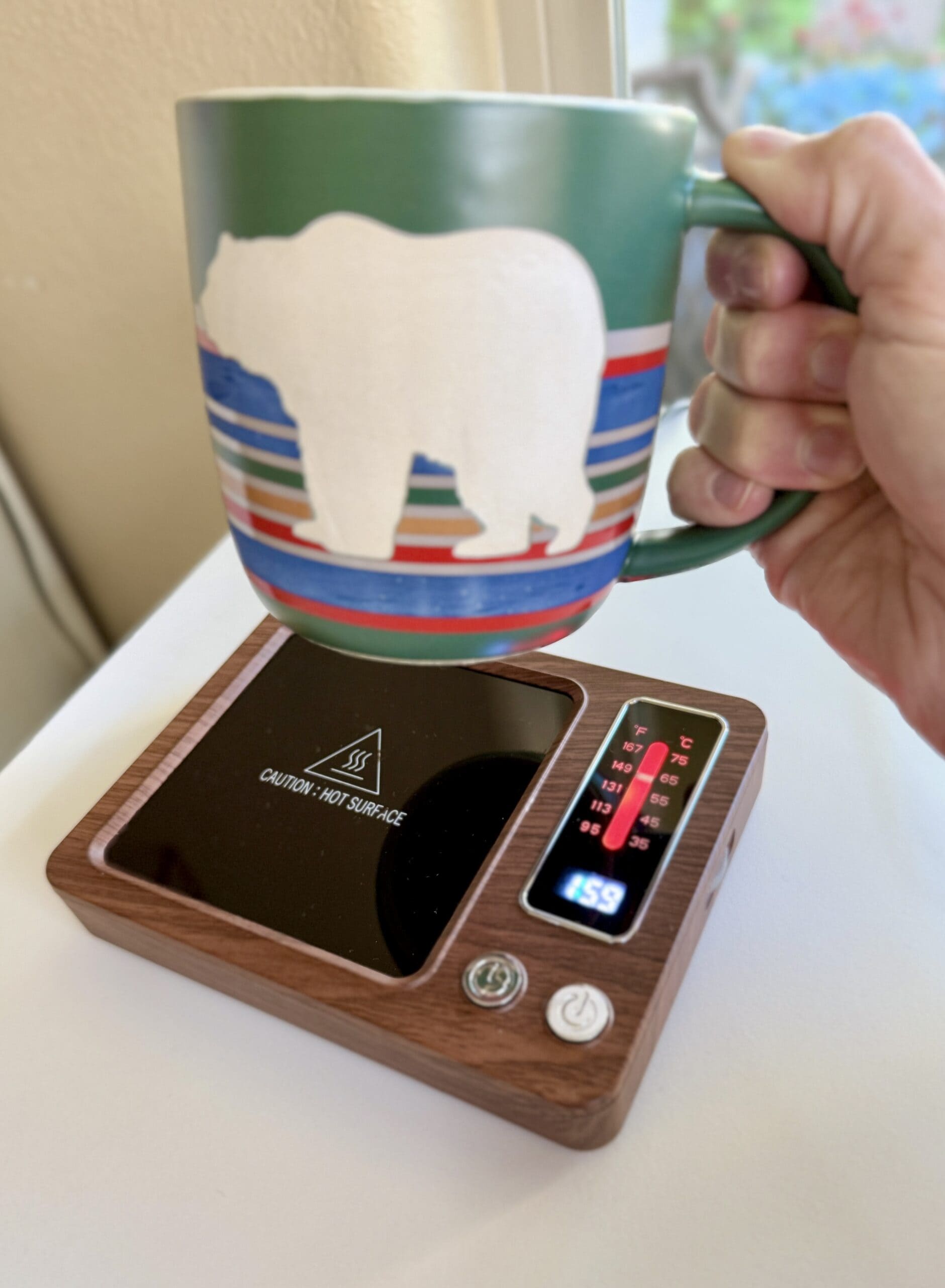 mary coffee warmer
