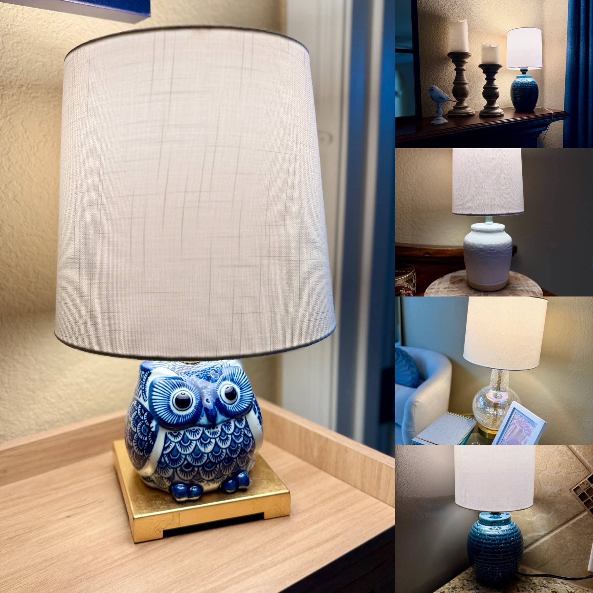 mary owl lamp