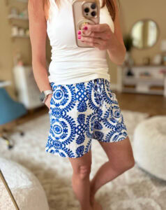 mary tall boho shorts