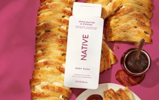 native body wash apple butter & strudel