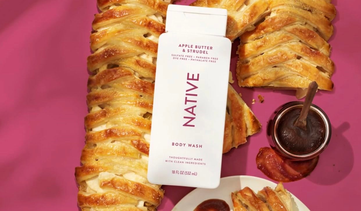 native body wash apple butter & strudel