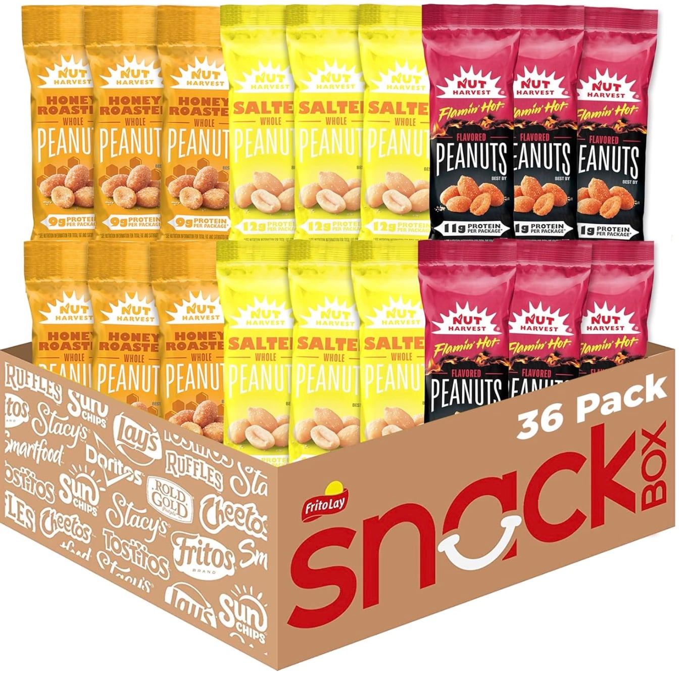 nut harvest flavored peanuts