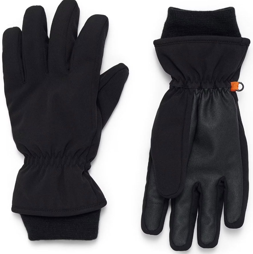 ozark trail men's softshell knit gloves black