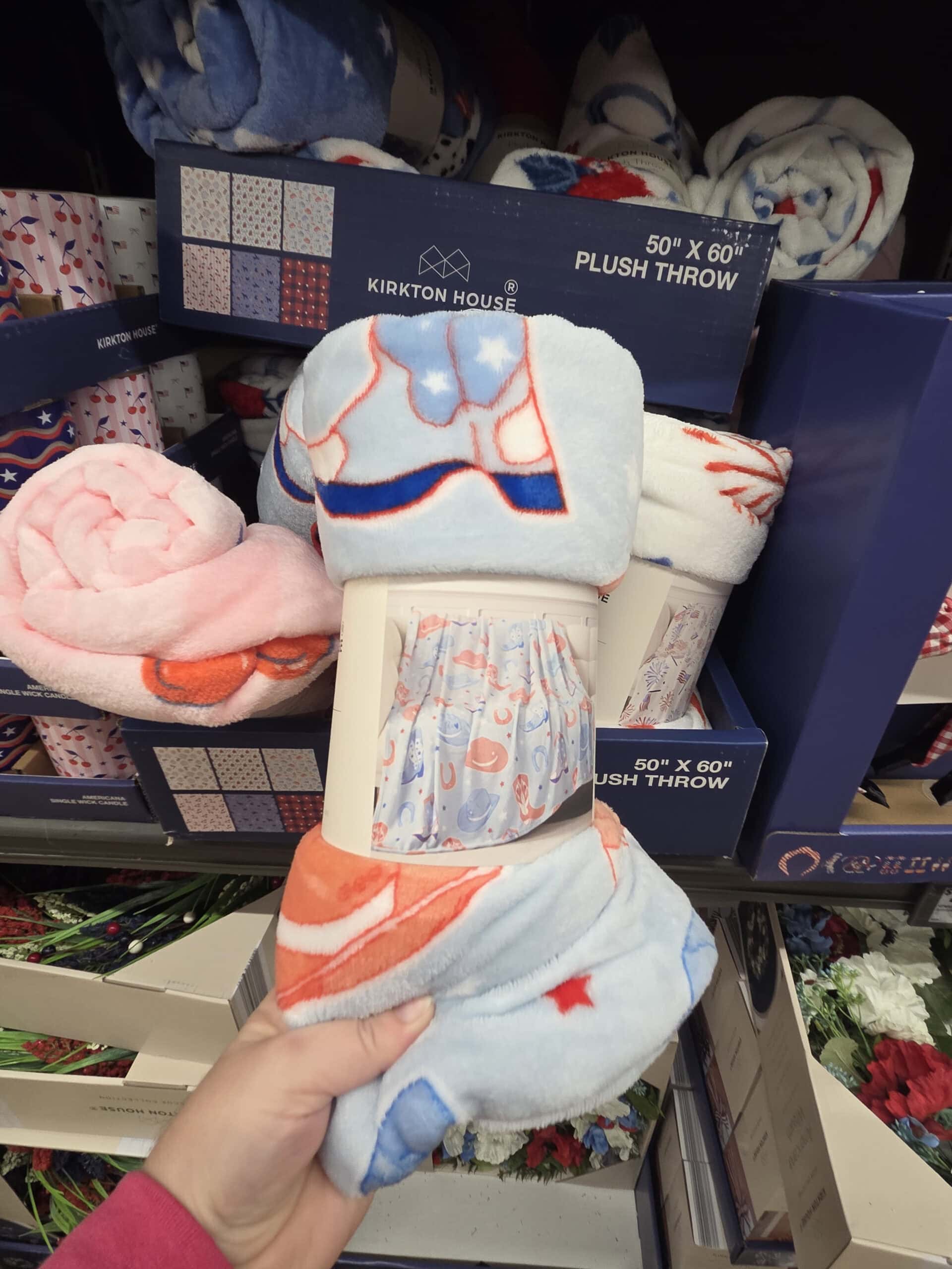plush throw