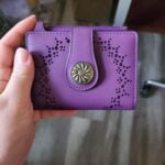 purple wallet