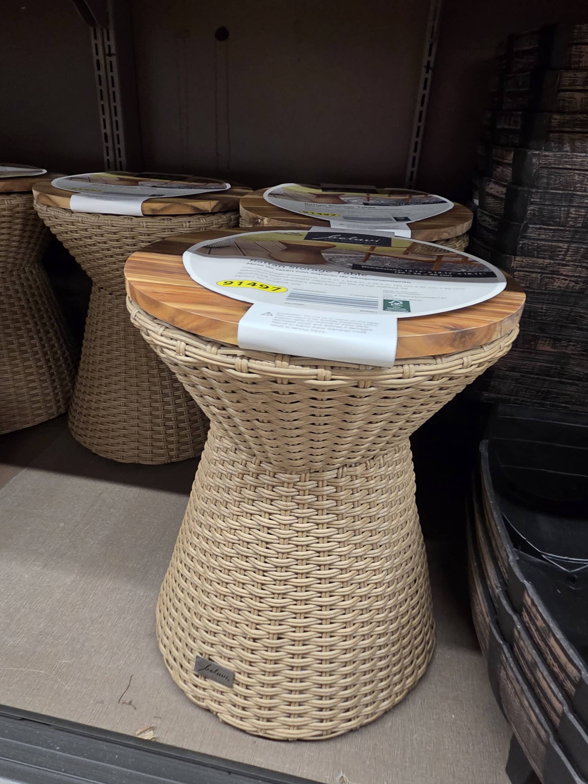 ratton storage table