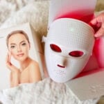 red light white mask