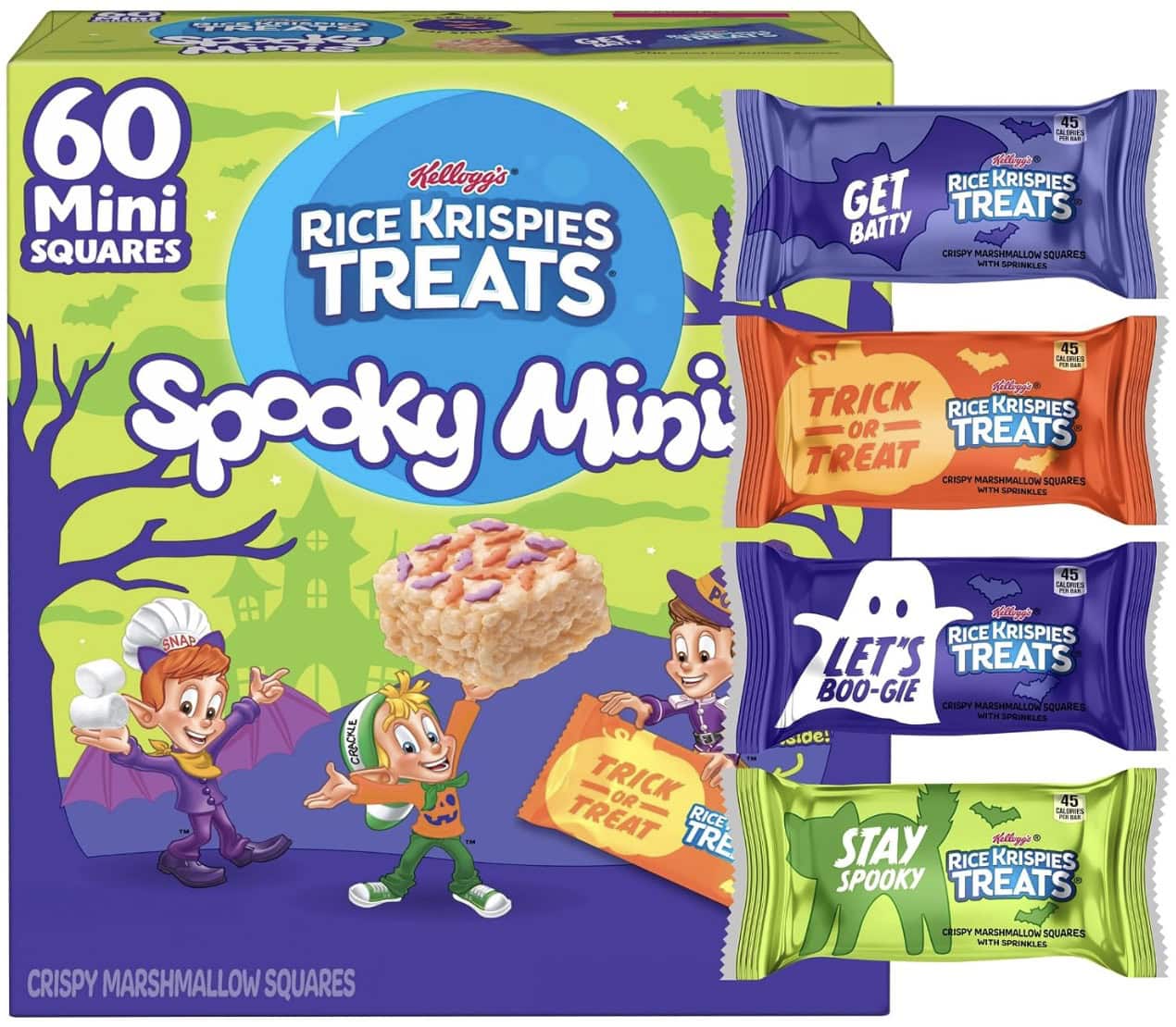 rice krispies treats spooky minis 60 ct rice krispies treats spooky minis 60 ct