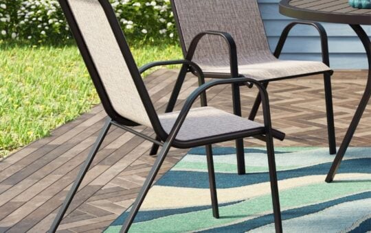 stackable sling chairs