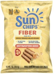 sun chips fiber southwestern queso
