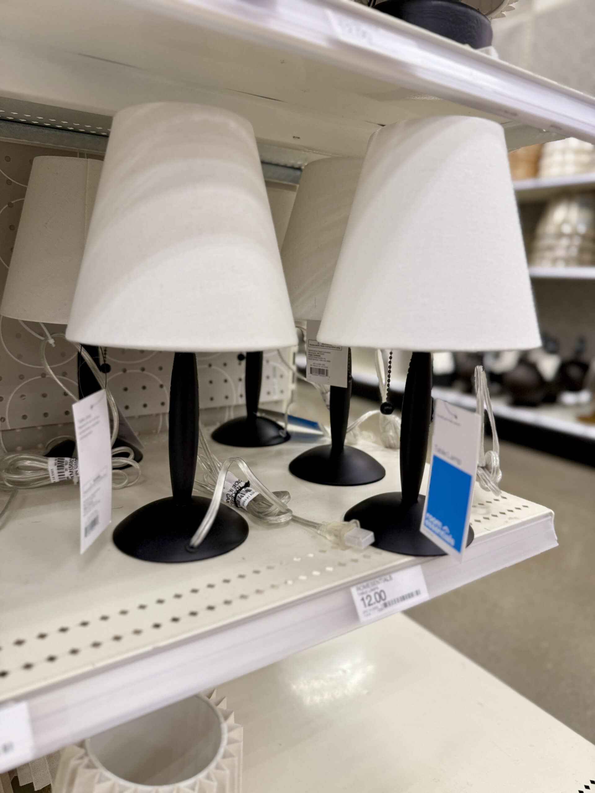 target black lamp