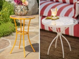 tile bistro side table dupe