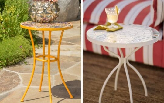 tile bistro side table dupe