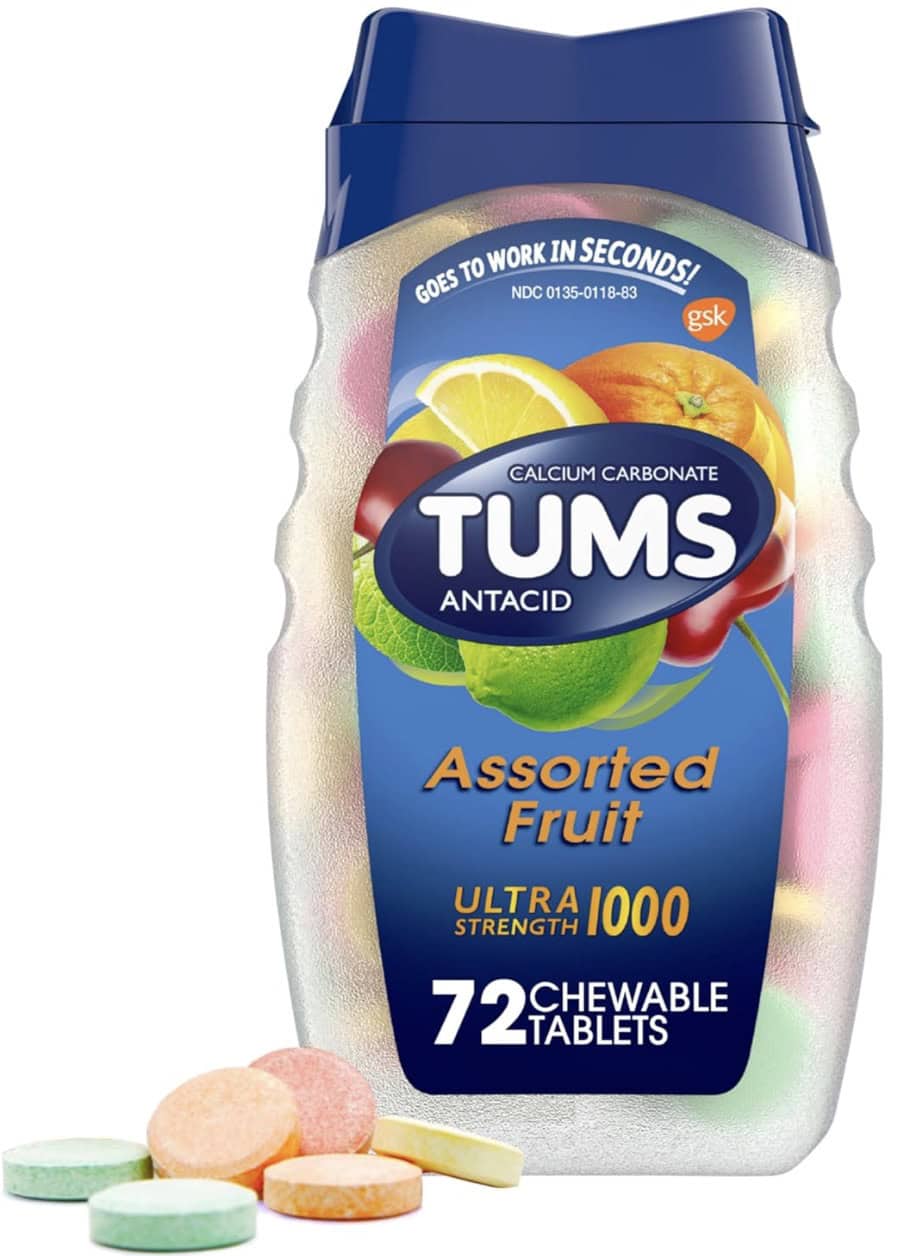 tums assorted fruit tablets 72 ct