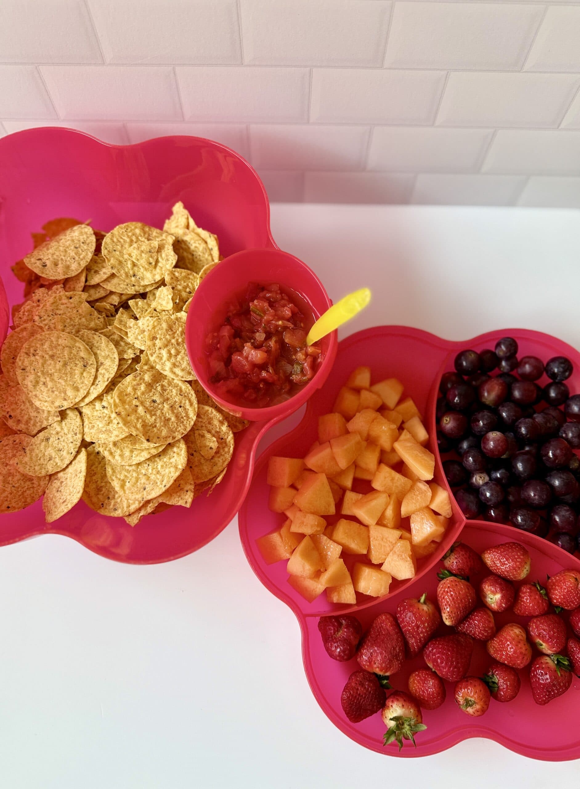 tupperware chip dip set