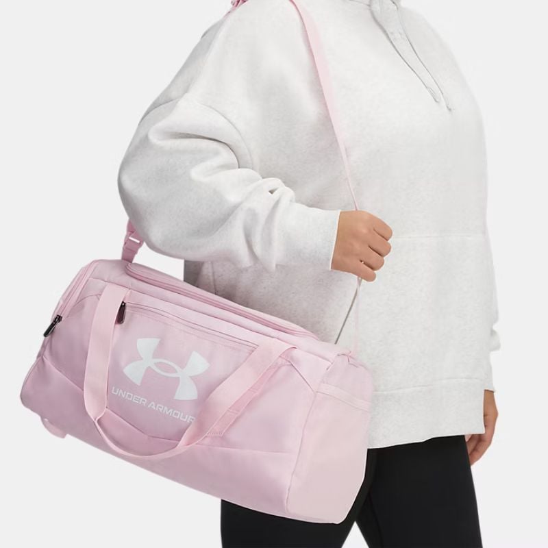 under armour pink duffel bag