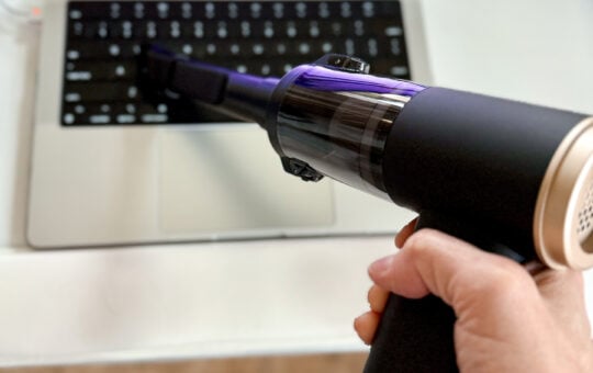 vacuuming computer