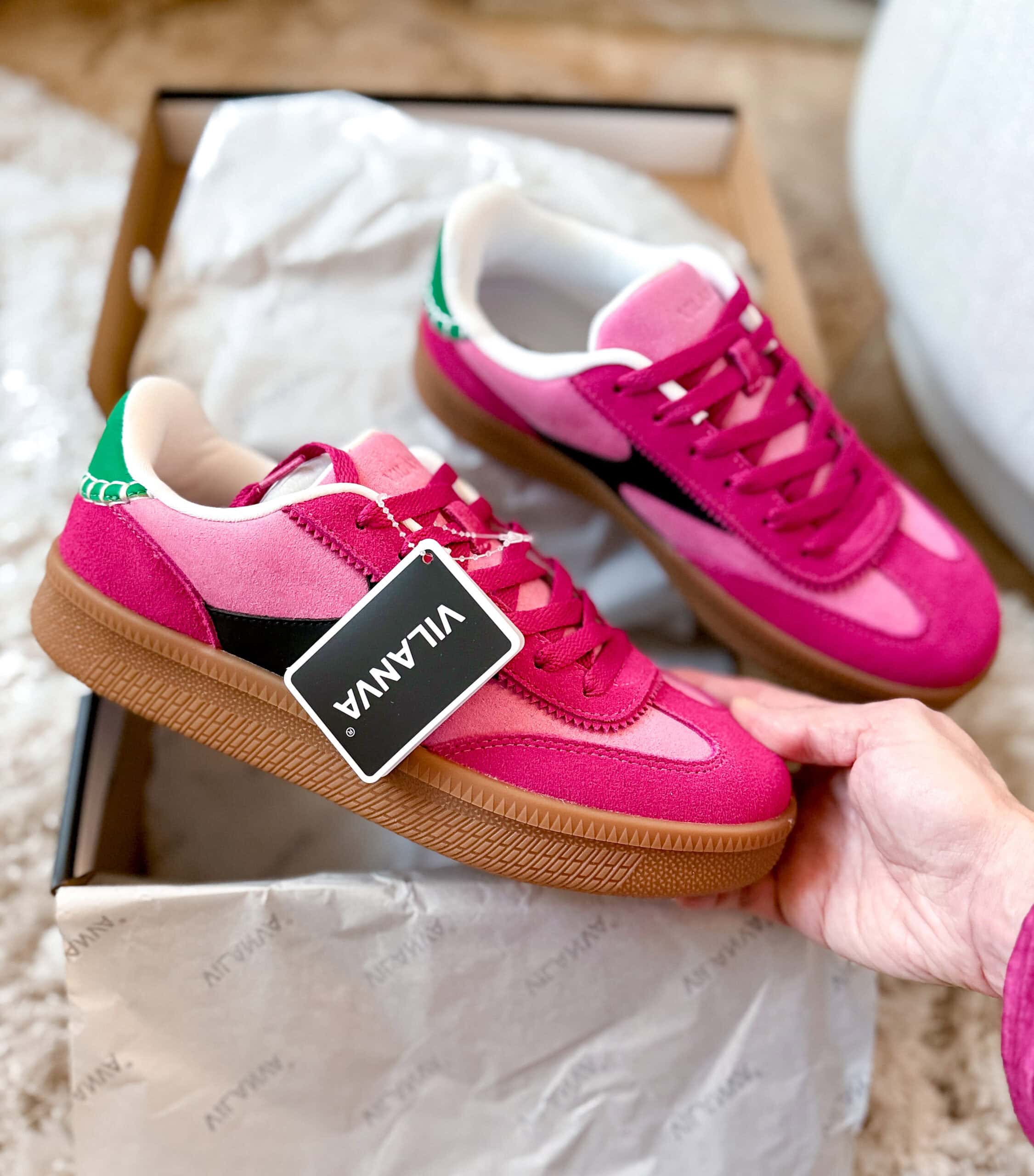 vilanva pink sneakers