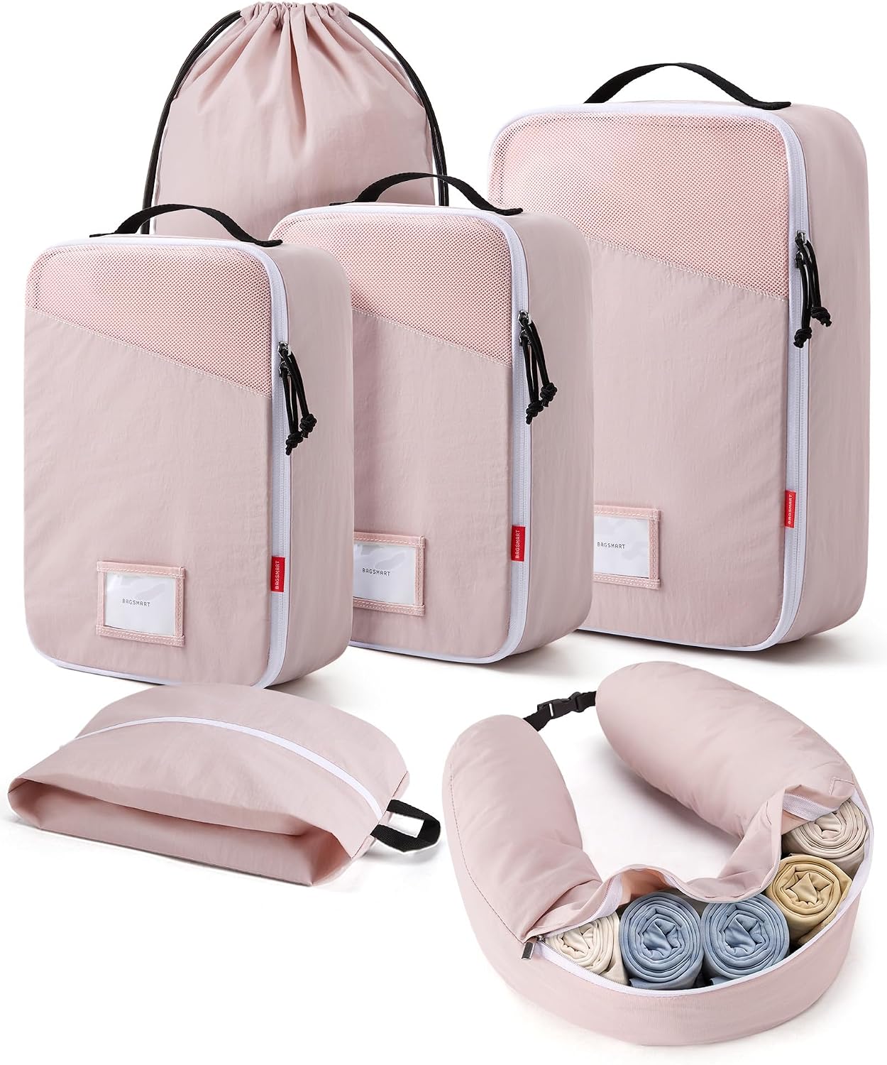 BAGSMART 6 Set Packing Cubes for Travel