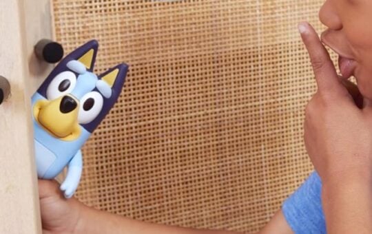 Bluey Game Hide and Seek Electronic Figure Toy Game