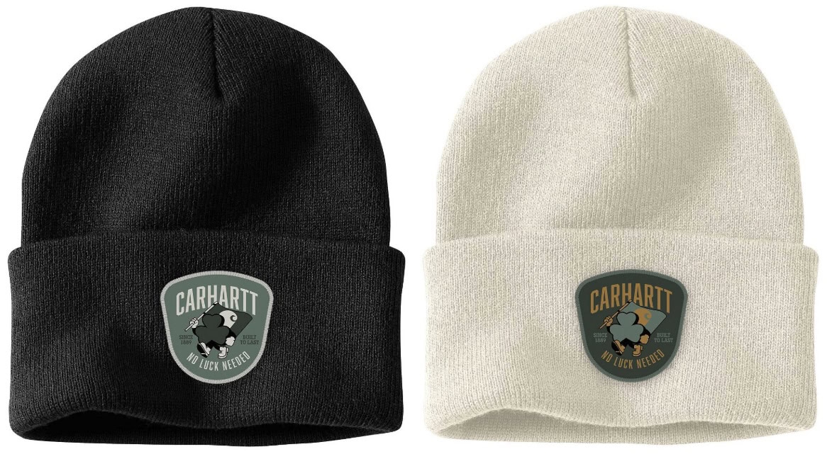 Carhartt Knit Shamrock Patch Beanies