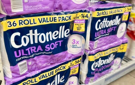 Cottonelle Ultra Soft Toilet Paper Shelf