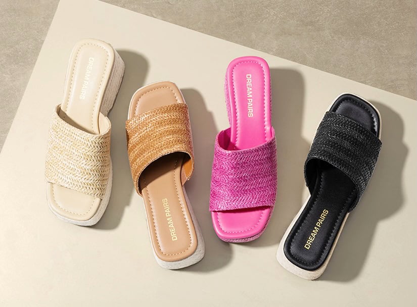 DREAM PAIRS Platform Espadrille Sandals