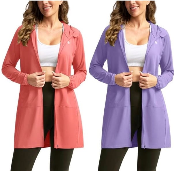 G Gradual Store Women's UPF 50+ Swim Cover Up Sun Protection Hoodie