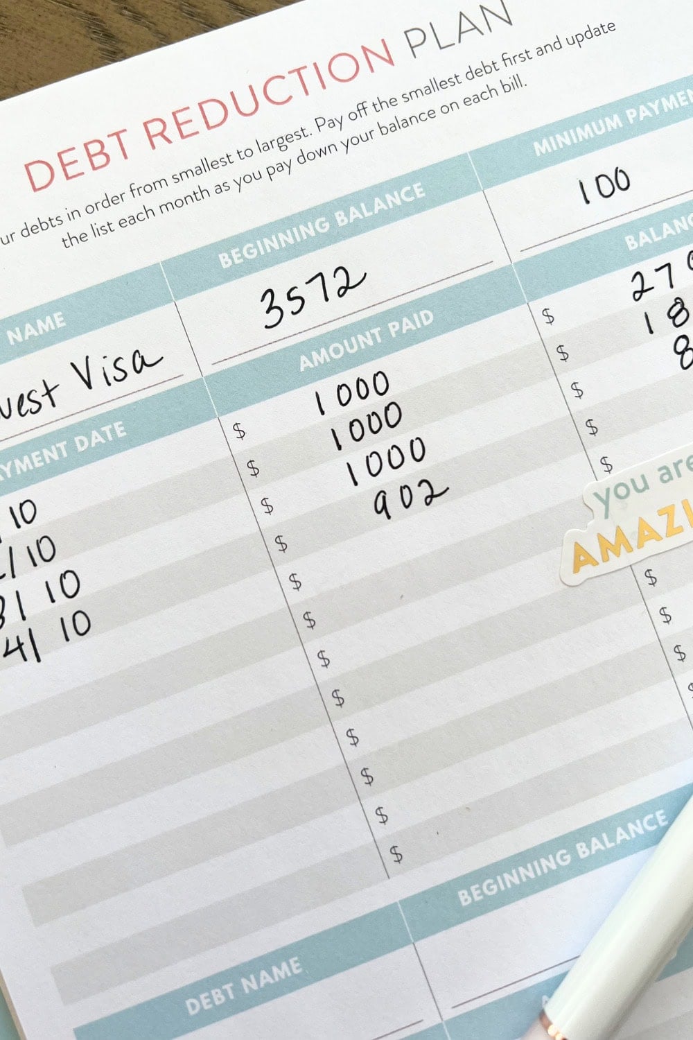 How to Create A Debt Reduction Plan PPP