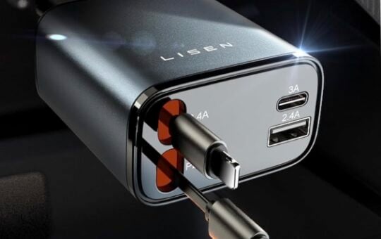LISEN Retractable Car Charger