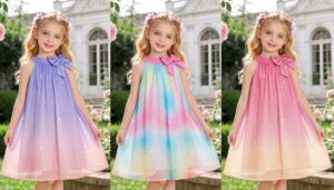 NIUSC Girls Chiffon Dress