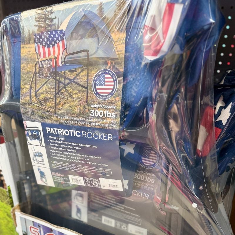 Patriotic Outdoor Foldable Rocking Chair Patriotic Outdoor Foldable Rocking Chair