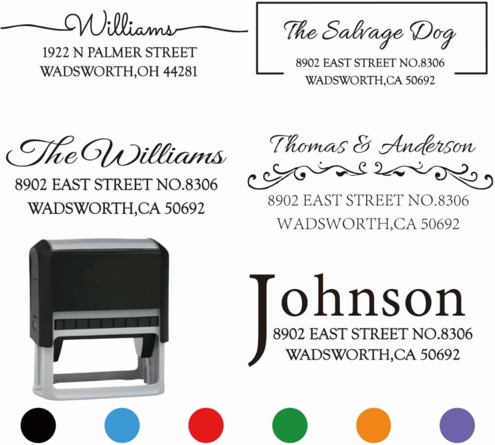 Personalized Return Address Stamp