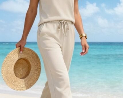 SAMPEEL Two Piece Loungewear Vacation Set