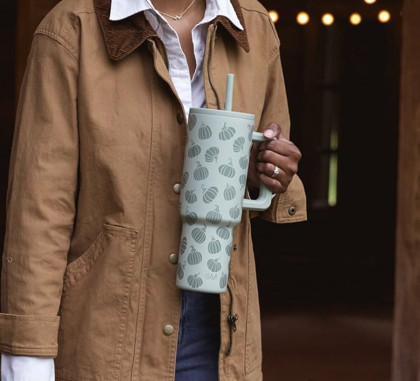 Simple Modern Pumpkin Tumbler