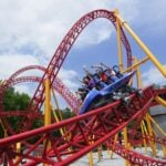 Six Flags Roller Coaster