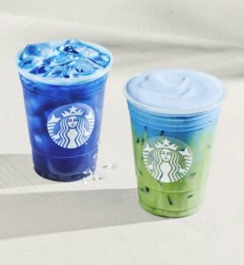 Starbucks Blue Coconot Drinks