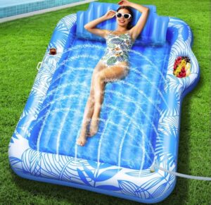 TURNMEON Inflatable Tanning Pool Lounger Float