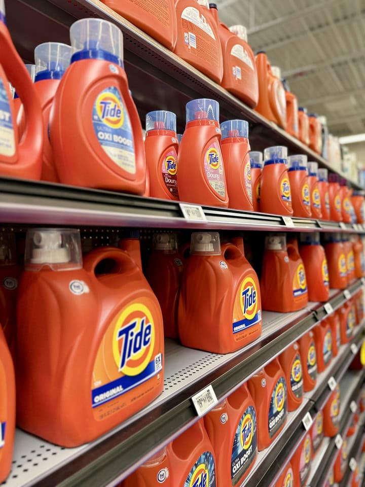 Tide Liquid Laundry Detergent Jugs