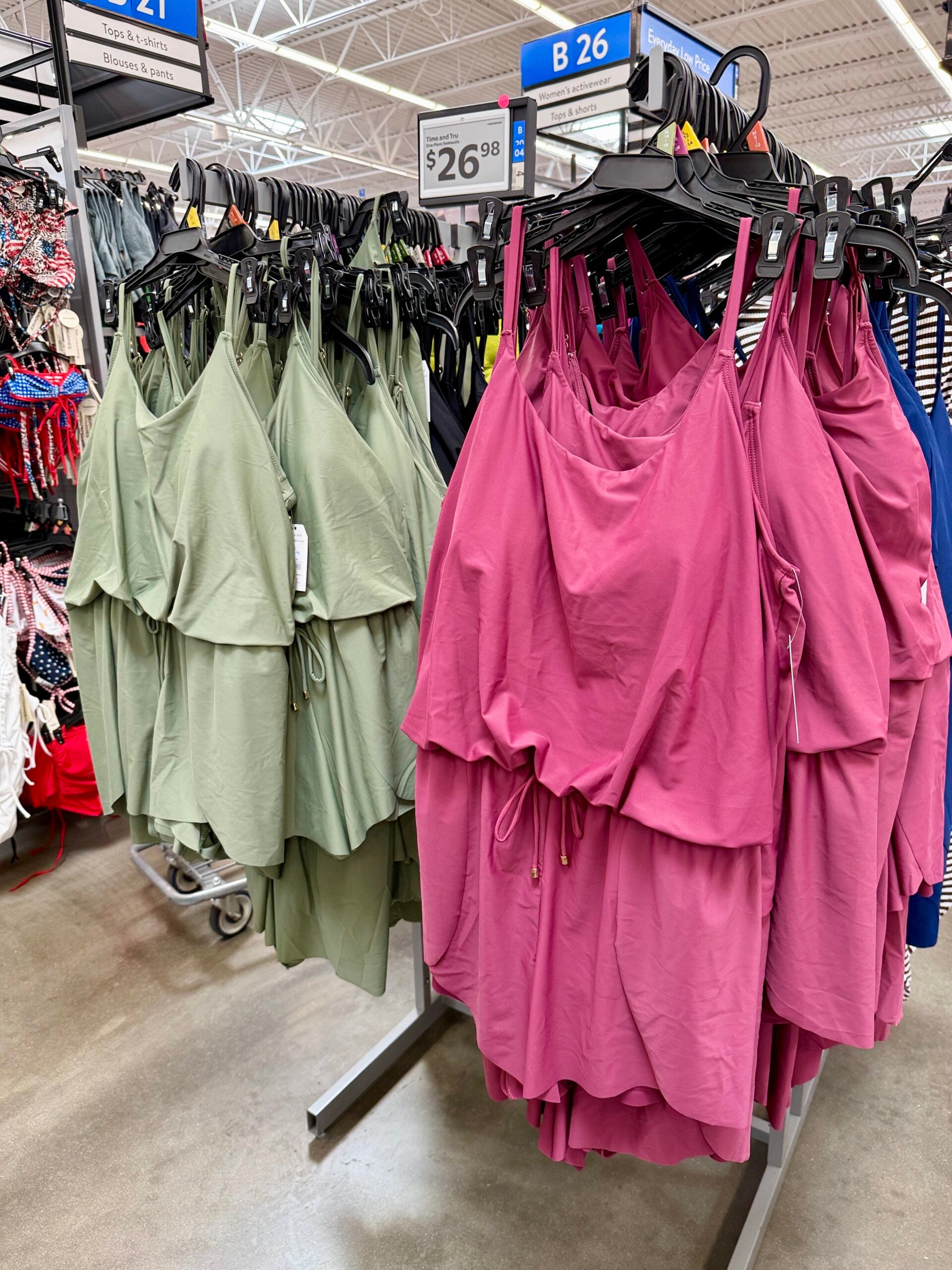 Time and Tru Women's Romper Swimsuit Walmart